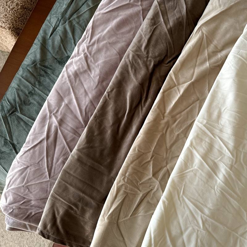Simple solid color thickened living room bedroom bedroom shading curtains