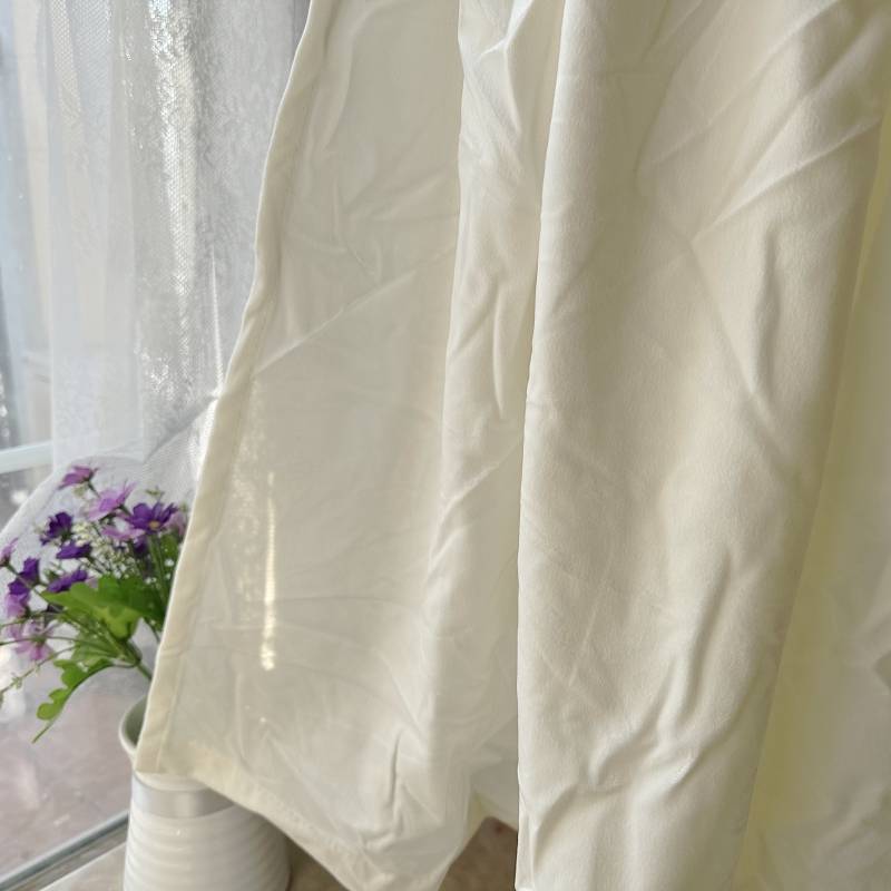 Simple solid color thickened living room bedroom bedroom shading curtains