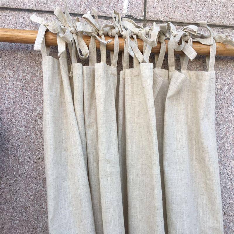 Product curtain short curtain sauce cloth exit homestay linsea living room bedroom lace -up lines of pure color special offer clearance