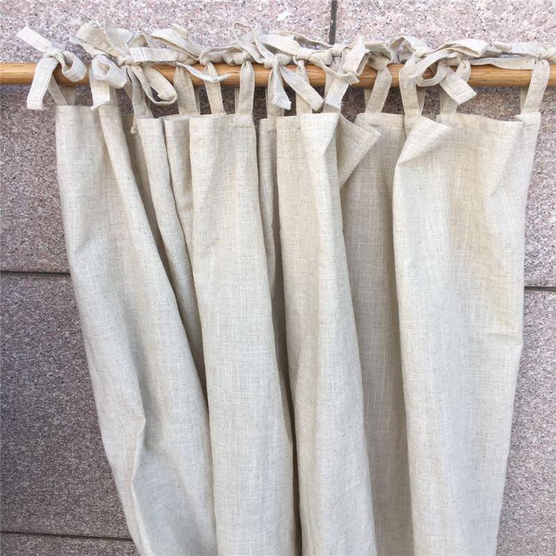 Product curtain short curtain sauce cloth exit homestay linsea living room bedroom lace -up lines of pure color special offer clearance