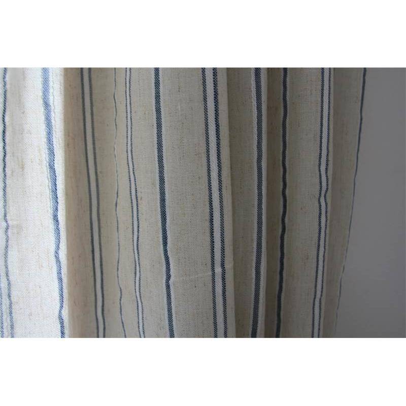 Moral cloth vertical strip of hemp curtain transmittance, unprepared curtain curtain gauze bedroom living room, curtain finished balcony can be customized