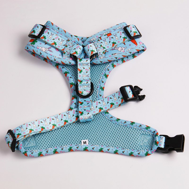 Wholesale Custom Adjustable Neoprene Material High Quality Pet Harness Collar Dog Vest Harness