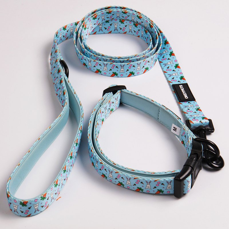 Wholesale Custom Adjustable Neoprene Material High Quality Pet Harness Collar Dog Vest Harness