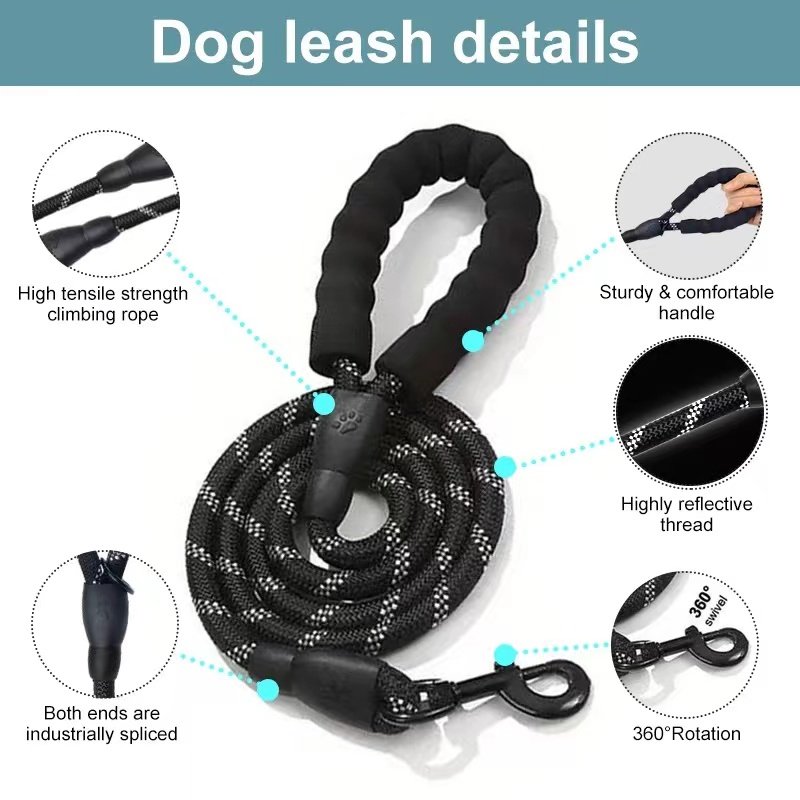 New Design Professional Reflective Dog Chest Strap Durable Nylon Pet Chest Harness Safe Night Walks Quick Release Leash CN;SIC