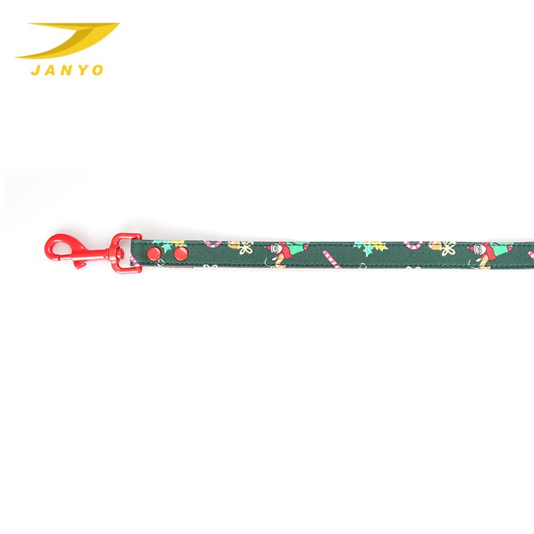 Manufacturer Pet Christmas Accessories Soft Pet Adjustable Dog Leash Collar Set