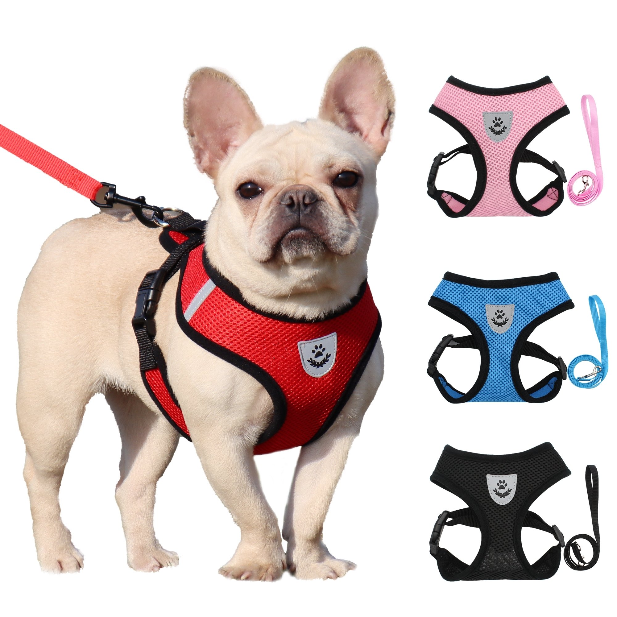 Wholesale Custom Dog Harness Leash Set Private Label Reflective Heavy Duty Dog Harness Vest