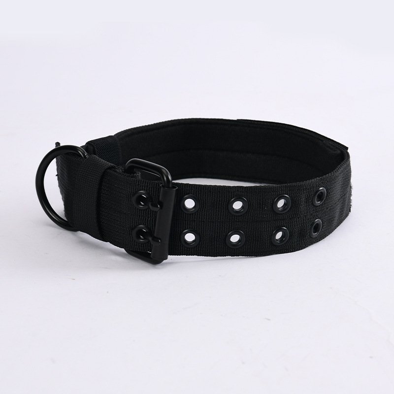 Pet Collar Tactical a Bulldog Dog Harness Training Dog Collar Medium and Large German Shepherd Dog Collar Hand Holding Rope XQ1