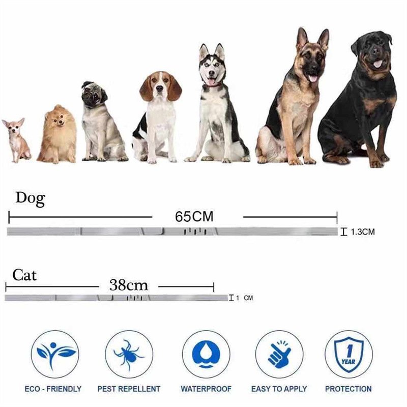 Pet Dog Collar Anti-Flea Tick Mosquito Durable High Quality Pet Dog Collar For Cats Custom Neck Collars