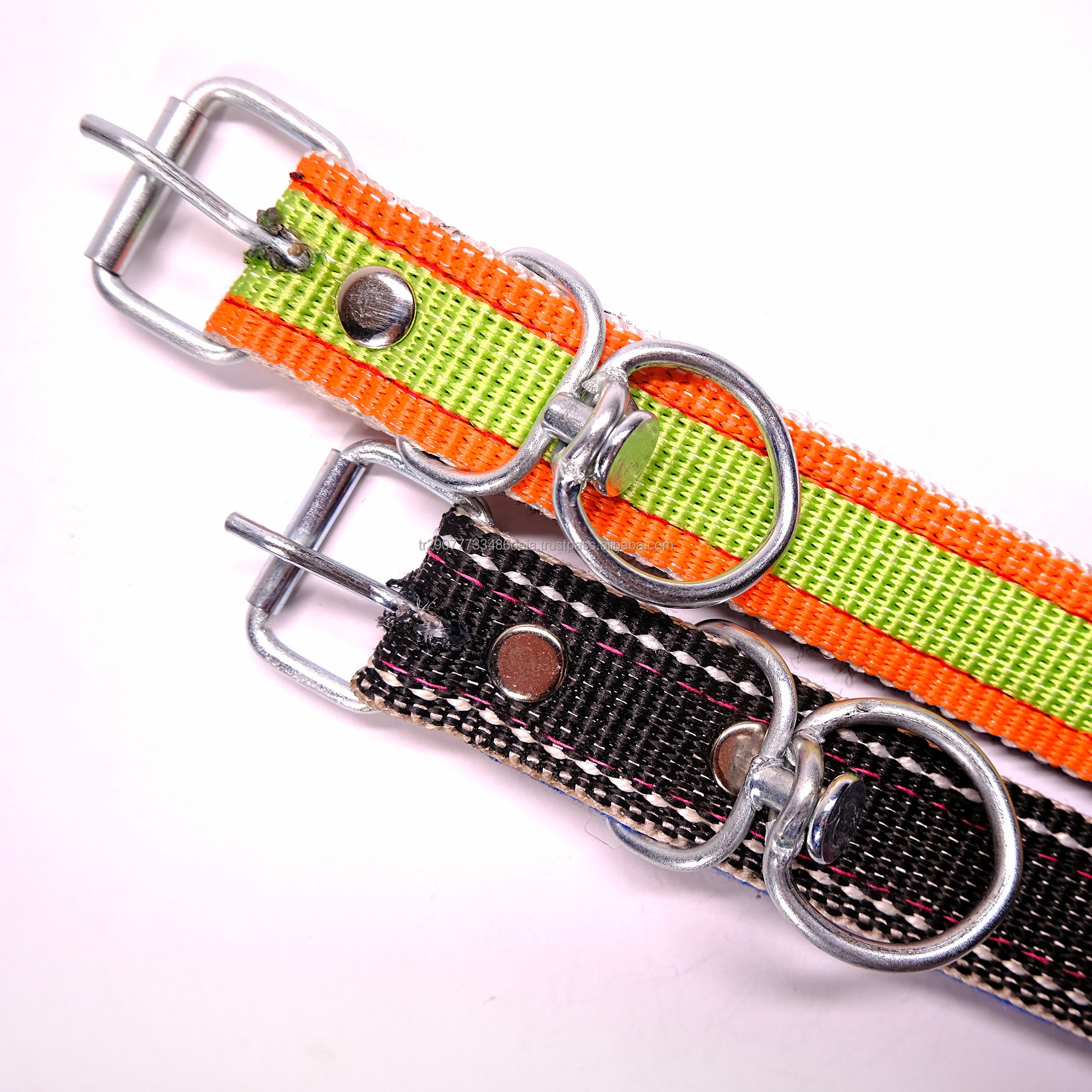 neww1 High Quality Medium-Large Dog Collar with Unbreakable Swivel Buckle Heavy Duty Shepherd Dog Collar with Iron Buckle Dog