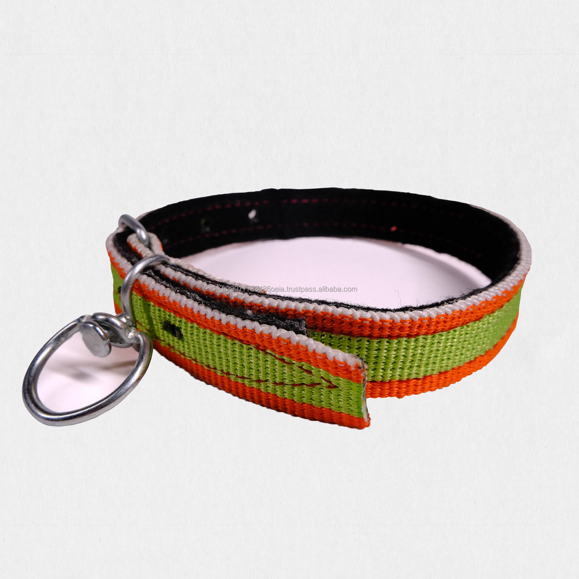 neww1 High Quality Medium-Large Dog Collar with Unbreakable Swivel Buckle Heavy Duty Shepherd Dog Collar with Iron Buckle Dog