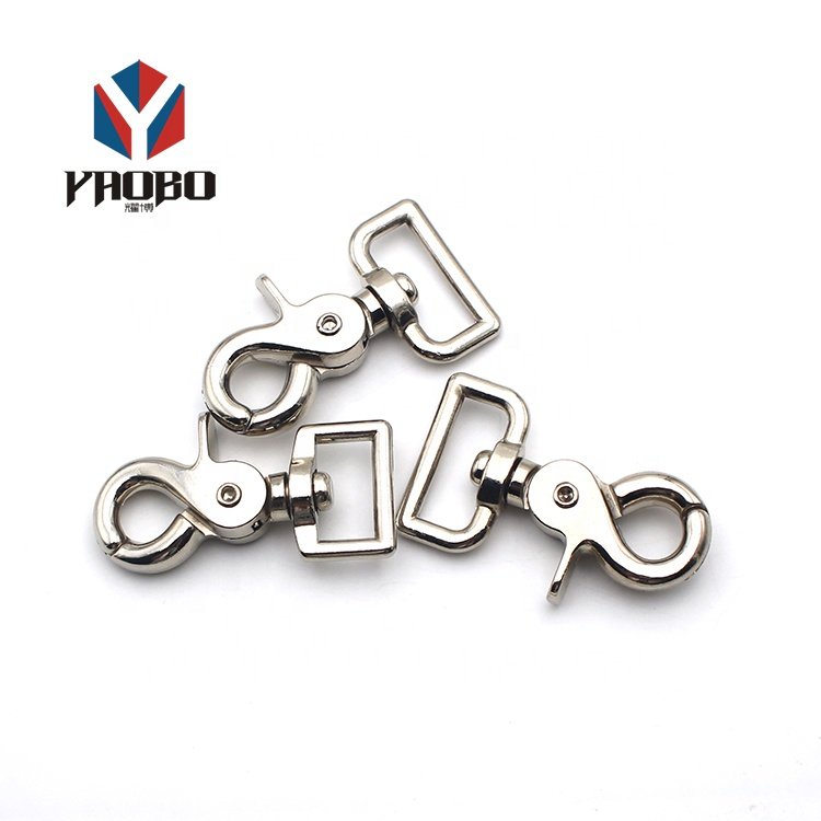 Quick Release Metal Lobster Clasp Bag Pet Buckle Clip Square Bottom Swivel Snap Hook
