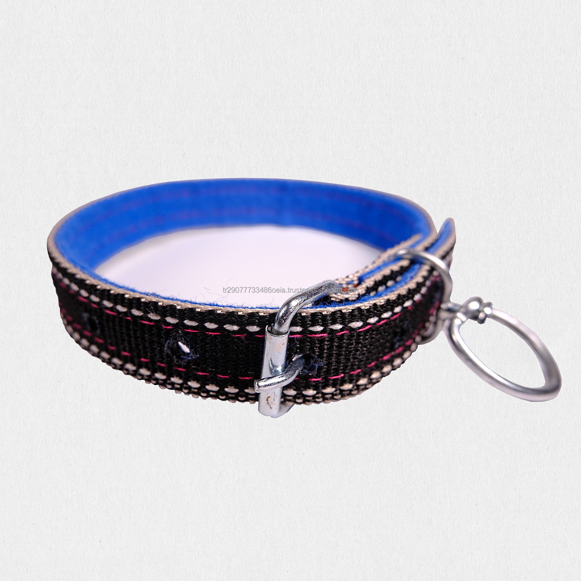 super Medium-Large Dog Collar with Unbreakable Swivel Buckle Heavy Duty Shepherd Dog Collar with Iron Buckle for Dog
