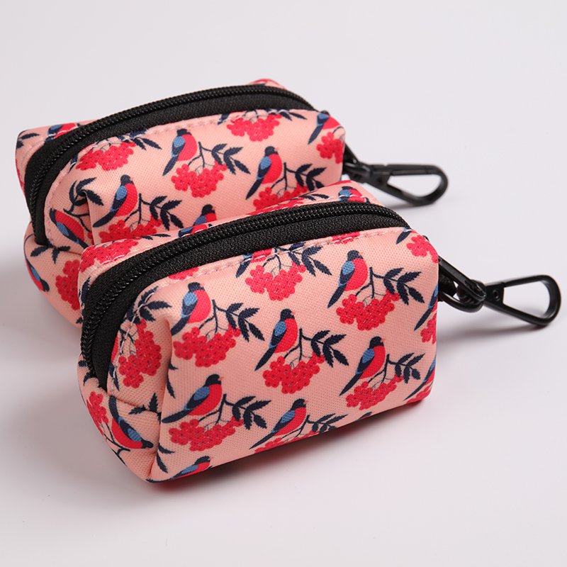 Pet cat poop bags biodegradable dispenser dog walking bag custom logo waste dog poop bags holder