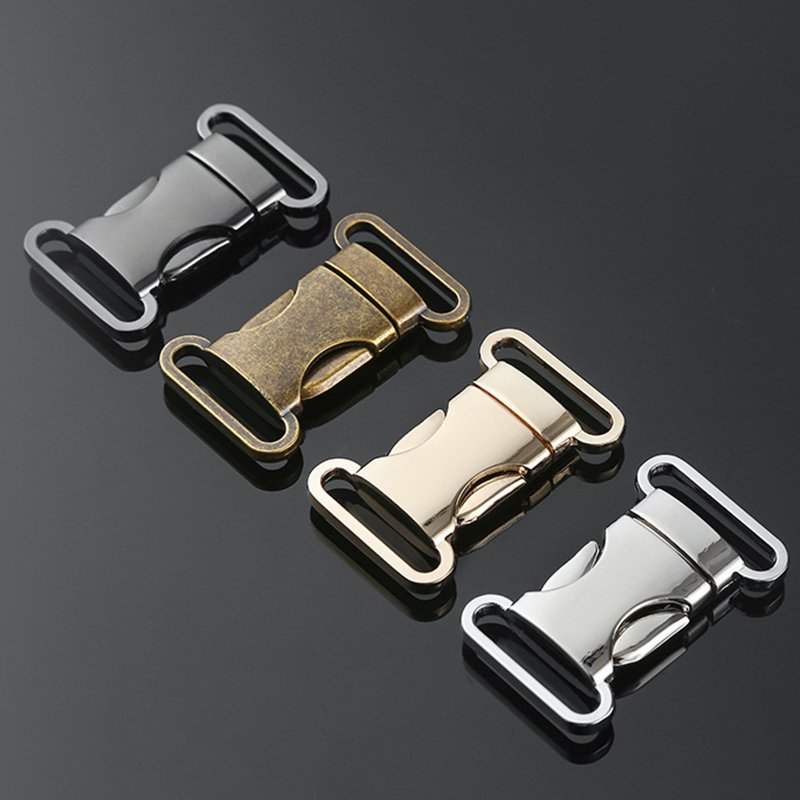 New 2024 Custom Colored Zinc Alloy Curved Side quick Release metal Buckle quick release strap buckle for bag