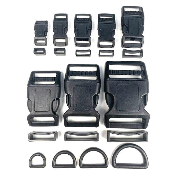Custom Color Plastic Dog collar Clips And leash Small Harness Buckle pet Strap Cat Safety Breakaway Belt Buckle Curved Buckles