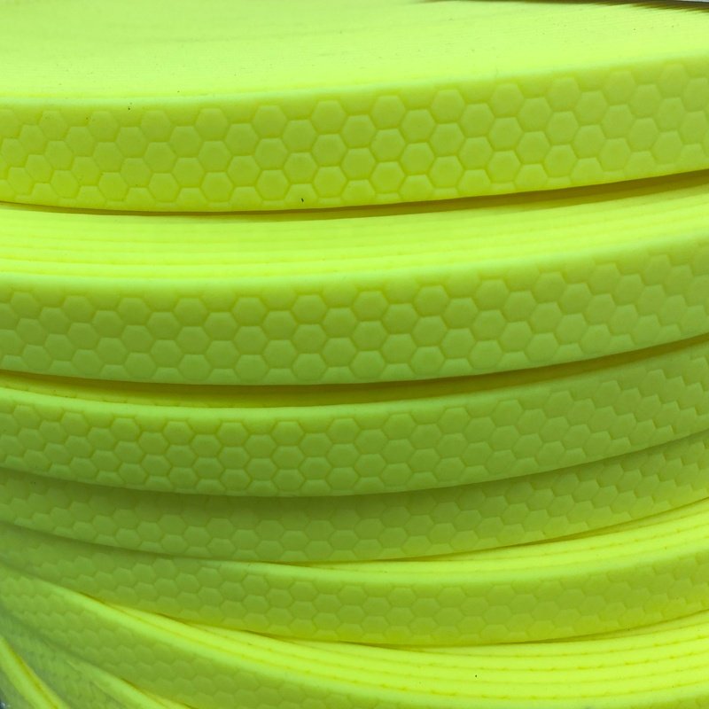 Nibao Super Soft PVC Vinyl Webbing , Honeycomb PVC Waterproof Webbing for Dog Collar Leash