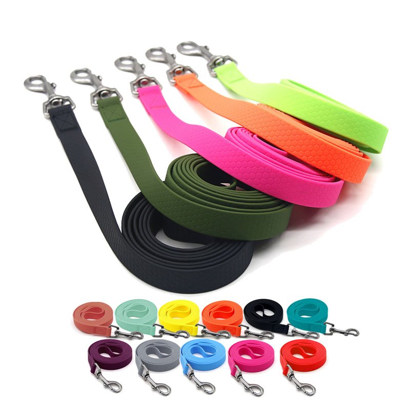 Oem Pets Dog Collar And Leash Silicone Pvc Dog Harness Leads Waterproof Dog Harness