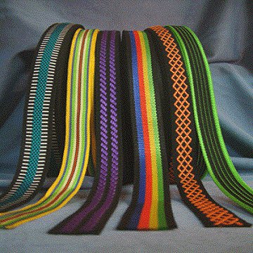 2 Inch Nylon Webbing Colorful Webbing Tape Fabric Strap Customized Package Jacquard Nylon Ribbon for Shoes And Other Uses