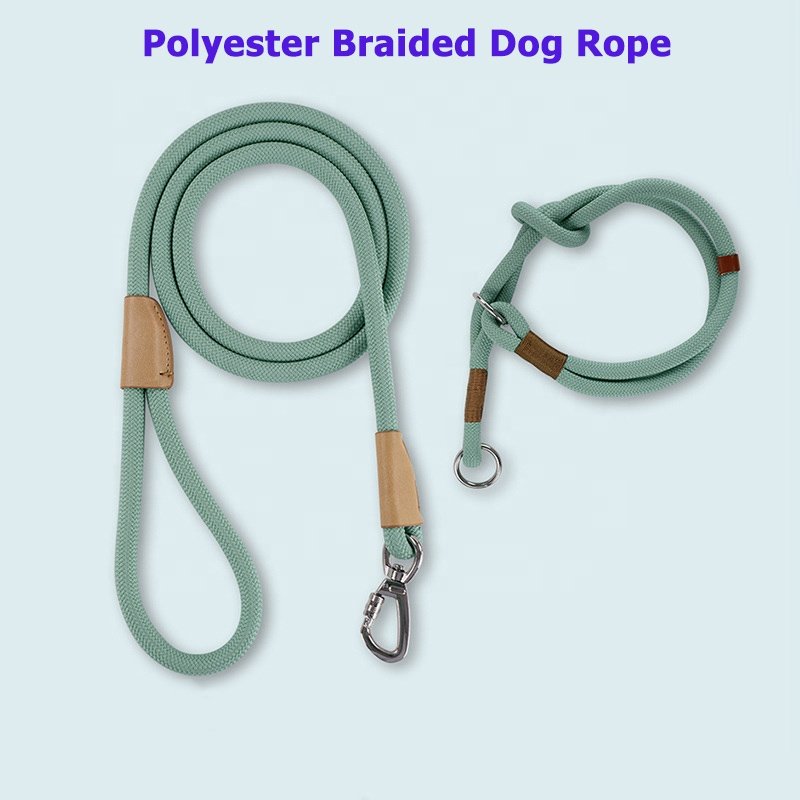 Collar & Leash All-in-One Comfortable Extremely Durable Dog collar And Leash Set Rope Lead Leashes For Dog