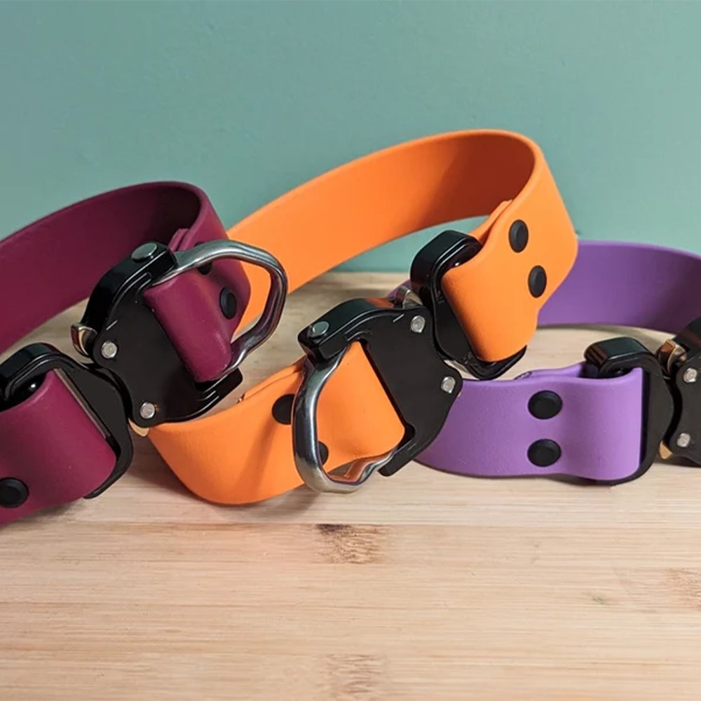 Popular Hot Sale Custom Waterproof PVC Dog Collar Webbing Luxury Soft Silicone Pet Training for Dog