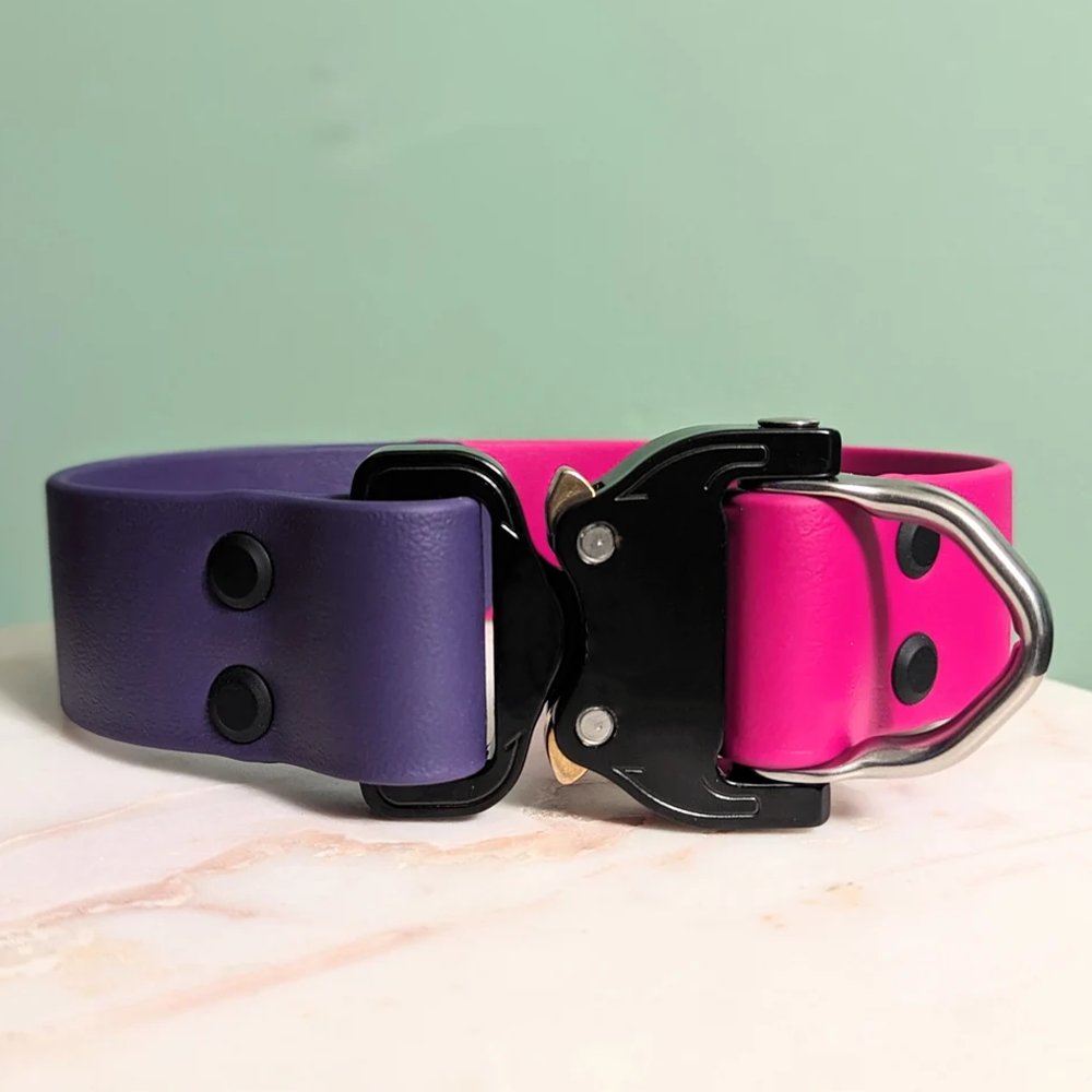 Popular Hot Sale Custom Waterproof PVC Dog Collar Webbing Luxury Soft Silicone Pet Training for Dog