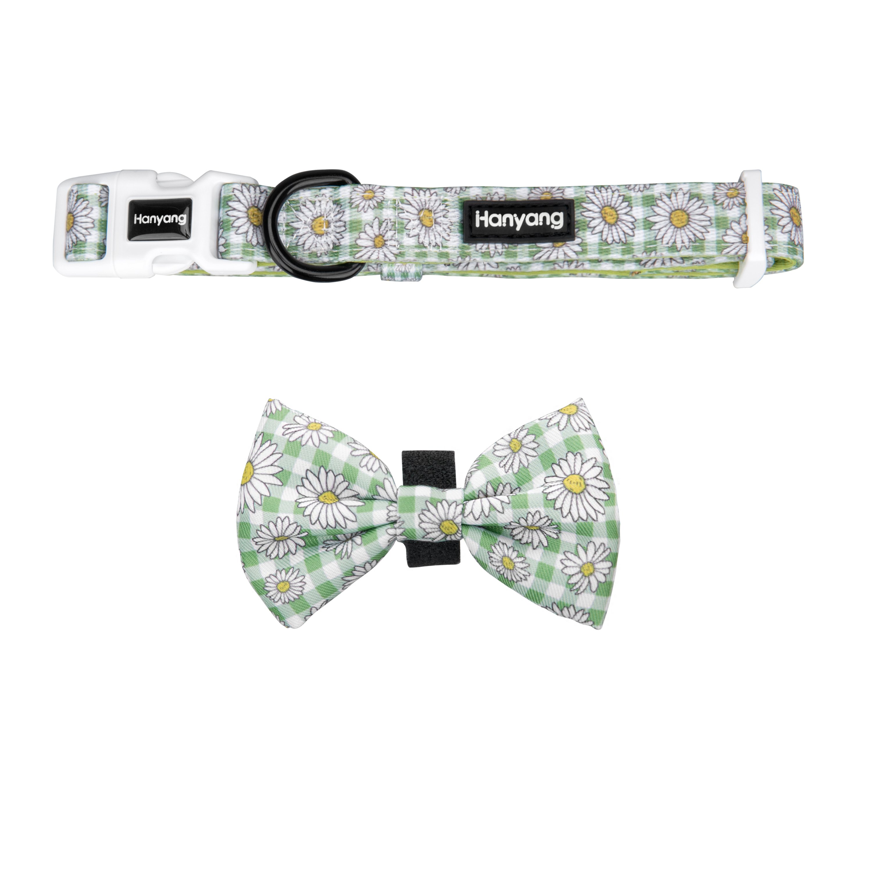 Pet Supplies Pet Collar Dog Collar leash Adjustable Custom Pet Dog Accessories Dog Collar And Leash Set With Bowtie Bandana