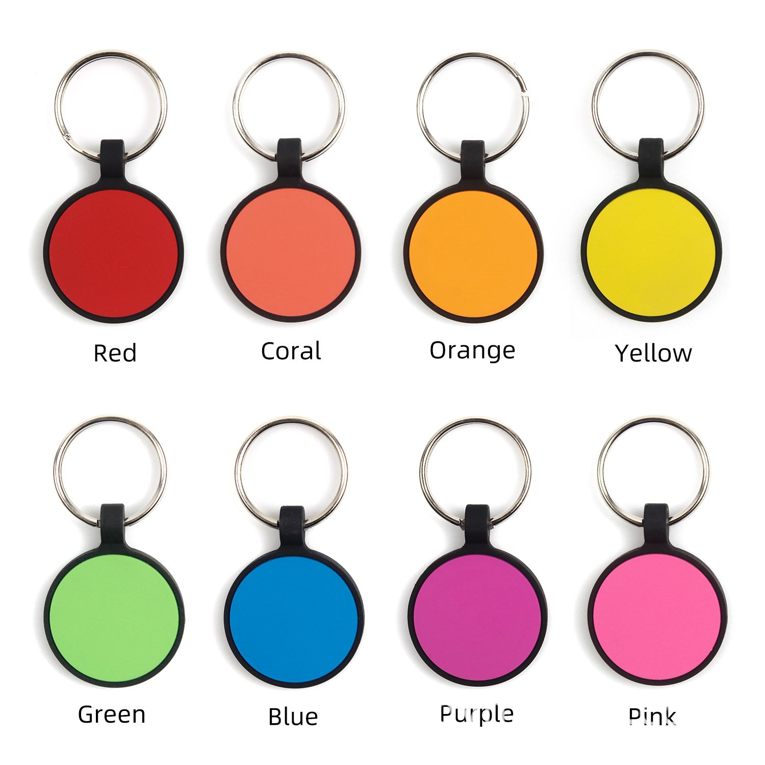 Amazon Hot Silicone Dog Tag Silica Gel Tag Multicolor Options Pet Dog / Cat Tag