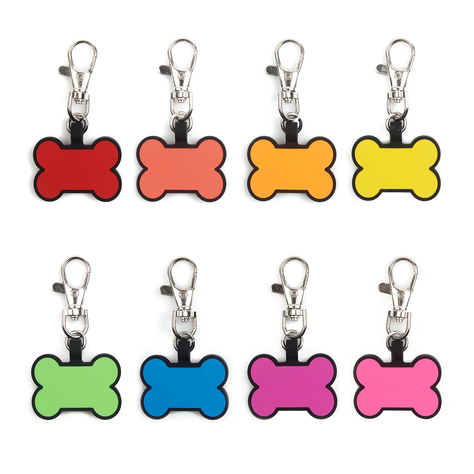 Amazon Hot Silicone Dog Tag Silica Gel Tag Multicolor Options Pet Dog / Cat Tag
