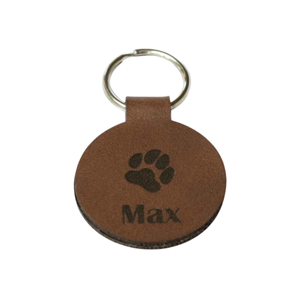 wholesale bulk cheap small pet cat id name blank leather dog tag