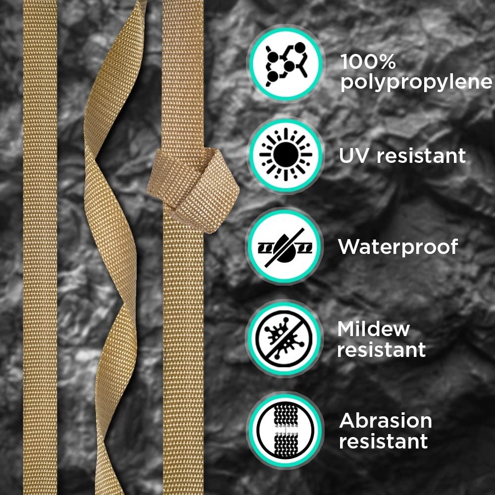 Polypropylene Webbing Strap for Backpack Cargo Strap Pet Leash or Collar