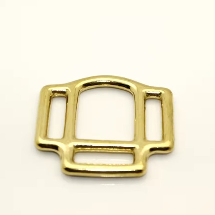 Solid Brass Horse Halter Square 3-Sided Halter Bridle Buckles Equestrian equipment Leather Craft