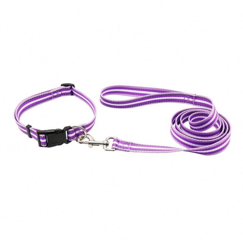 Muker Pet Collars Leashes High Quality 5M Small Size Ribbons Solid Rope Lead Set Collar Dog Nylon 1Pc/Opp Bag