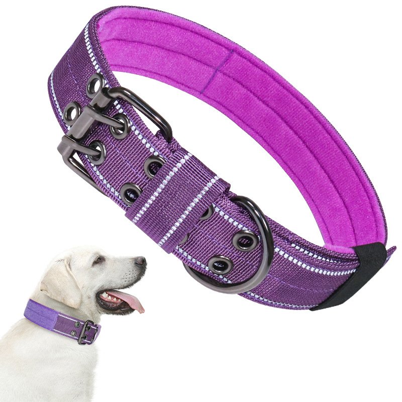 Outdoor Super Quality Nylon Anti-splash Water Adjustable Pet Traction Collar