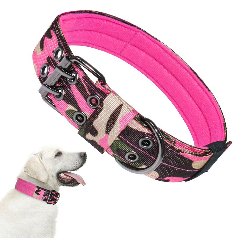 Outdoor Super Quality Nylon Anti-splash Water Adjustable Pet Traction Collar