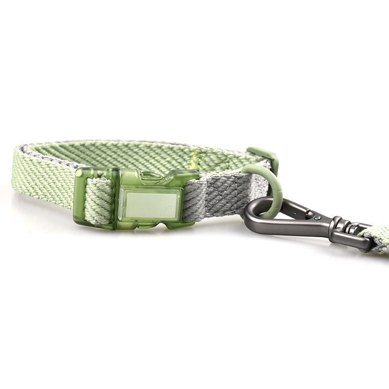 Luxury Personalized Adjustable PET Dog Collar and Leash Dog Collar Leash Set with Metal Buckle