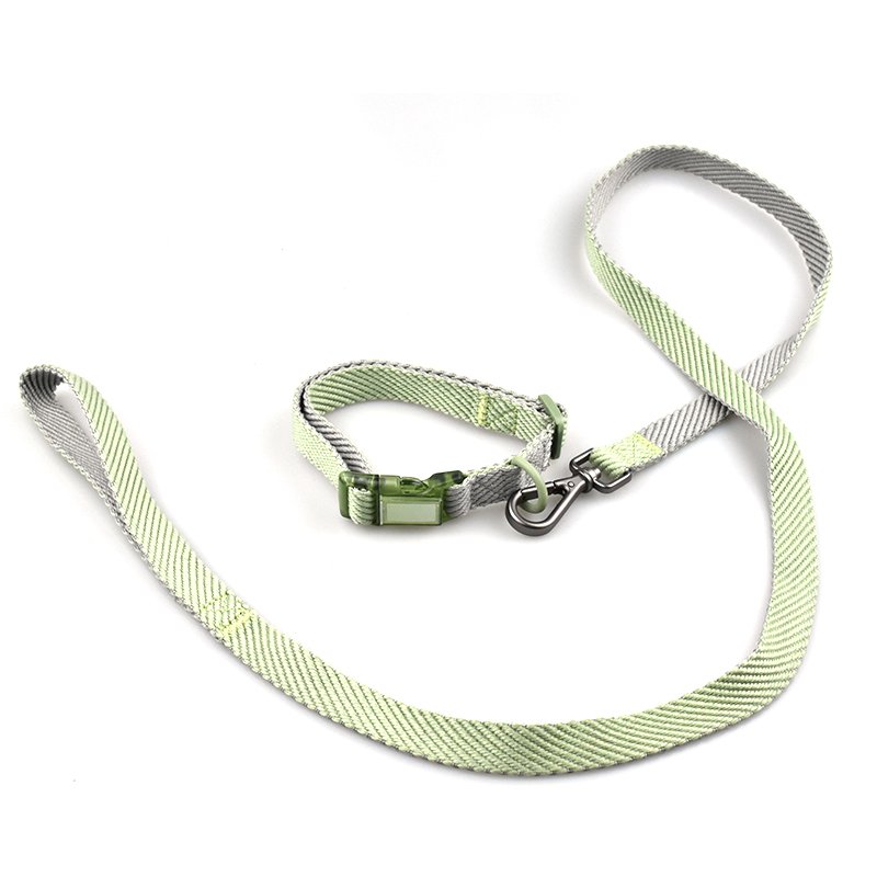 Luxury Personalized Adjustable PET Dog Collar and Leash Dog Collar Leash Set with Metal Buckle