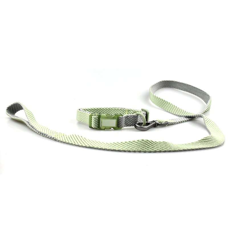 Luxury Personalized Adjustable PET Dog Collar and Leash Dog Collar Leash Set with Metal Buckle