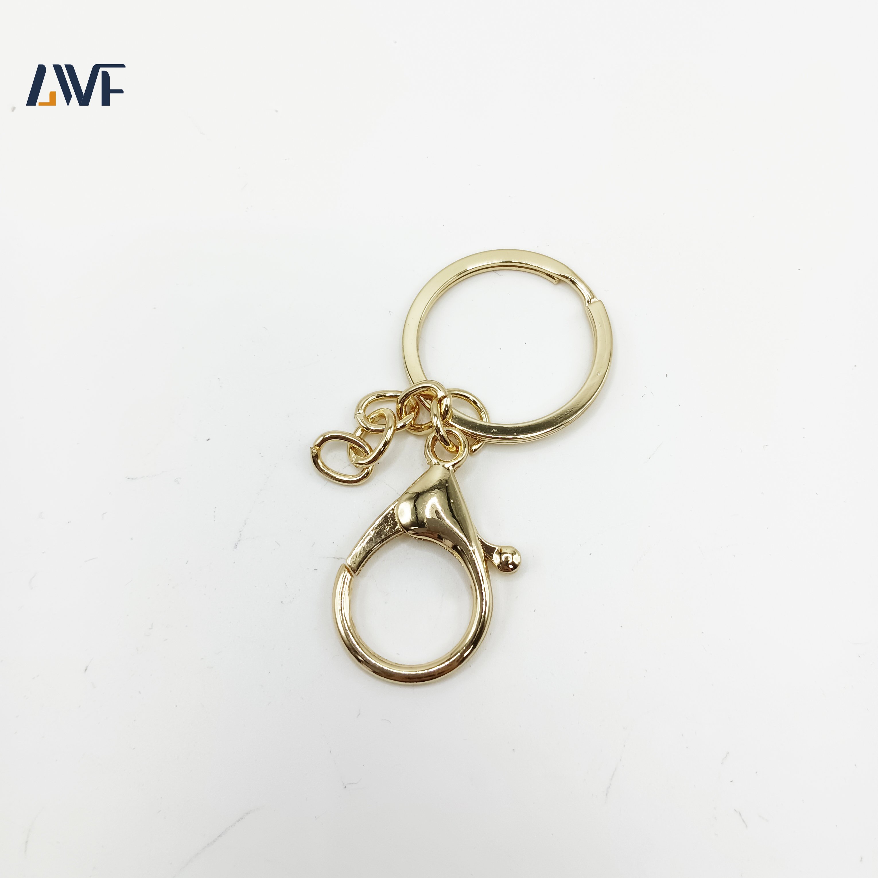 High Quality Zinc Alloy Buckle Hook Metal Swivel Snap Bag Hardware Accessories Rose Gold Keychain