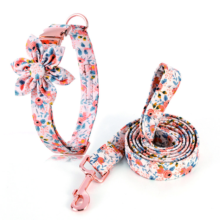 New Design Selling Best Luxury Dog Collar And Leash Set Fashion Pet Dog Collar Leash Set On Sale