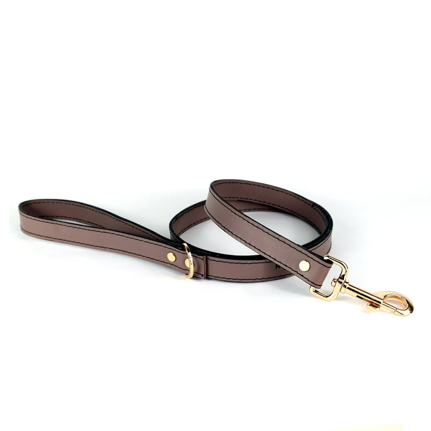 2024 Leash Hot Selling Padded on Handle Leather Dog Leash for Walking and Training OEM Customized Size And Design Dog Leash