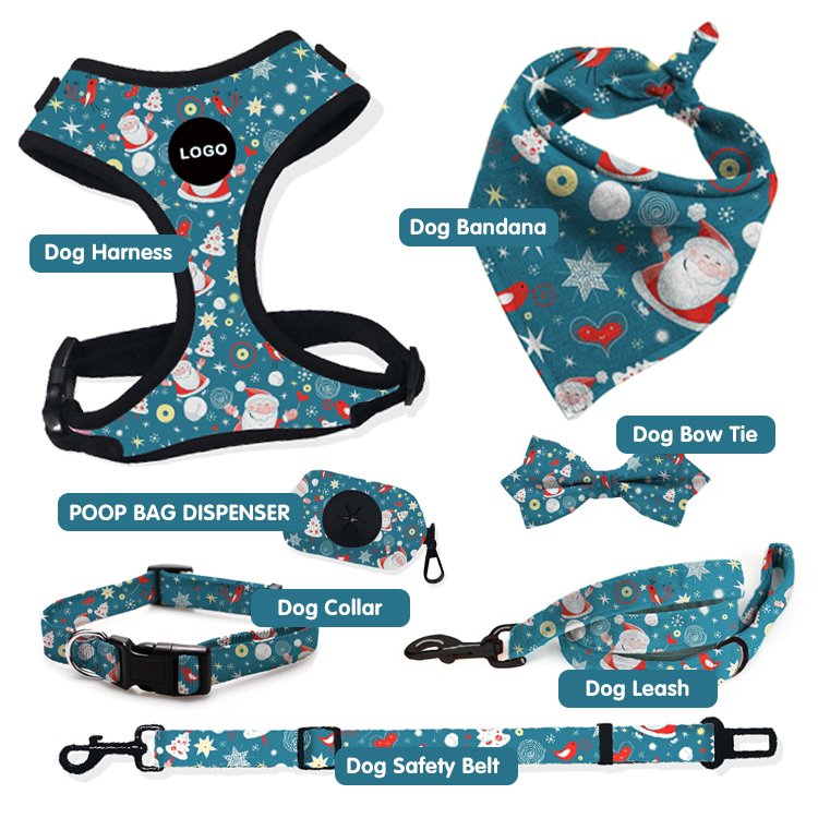 Brand New Product Chest back Christmas Halloween Pet harness High Quality Custom Pet Harness Set With Cheerful And Good Price