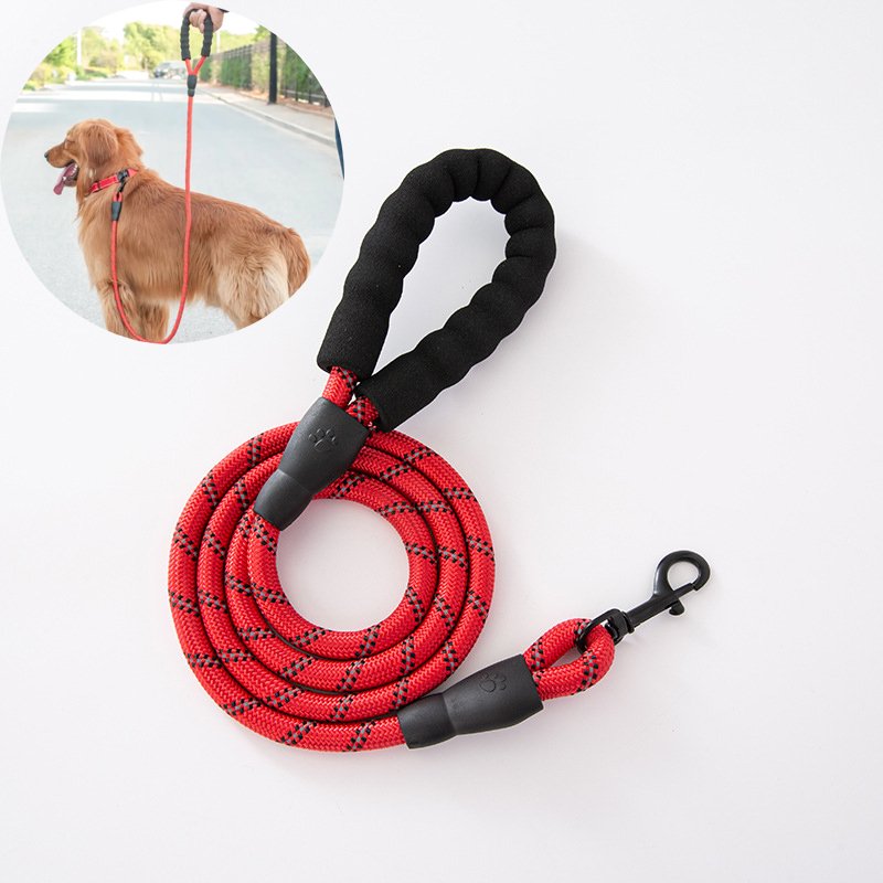 Popular Hot Sale Custom Waterproof PVC Dog Leash Webbing Luxury Soft Blue Silicone Pet Training Leash for Dogs