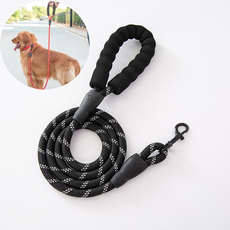 Popular Hot Sale Custom Waterproof PVC Dog Leash Webbing Luxury Soft Blue Silicone Pet Training Leash for Dogs