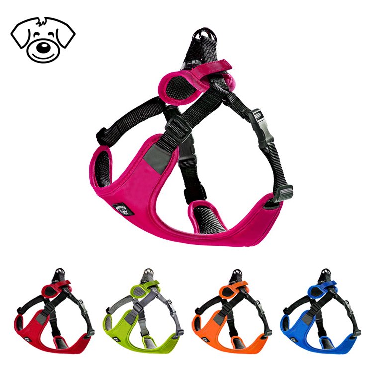 Nylon safety vest no pull pet dog harness reflective for puppy freedom walking