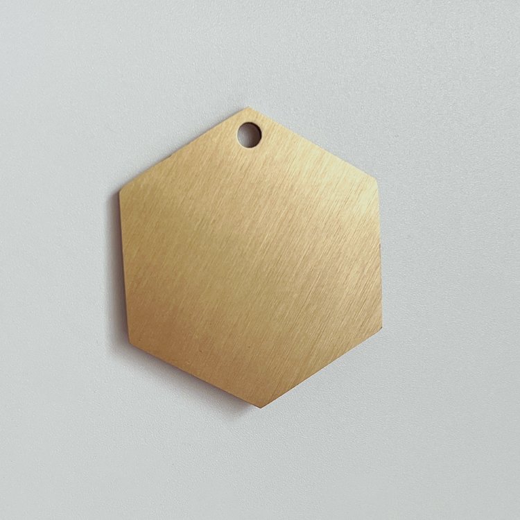 Custom Two-Sided Blank Bone Nameplate High-Gloss Lettering Metal Plate Wholesale Brass Dog Tags For Name Plate