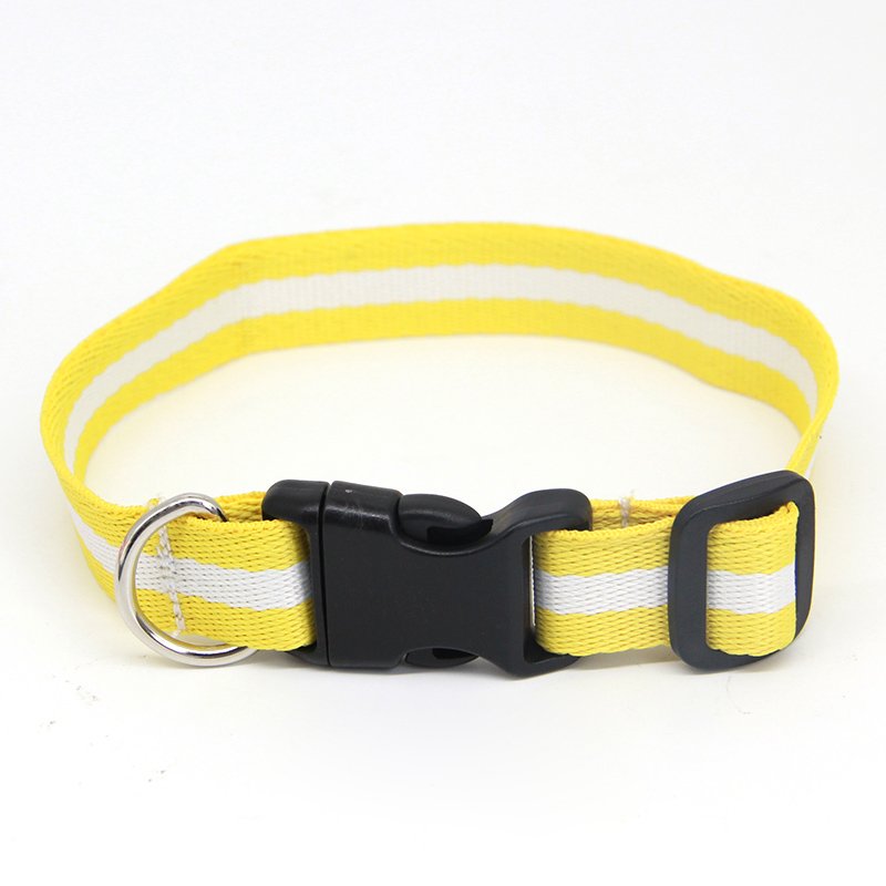 Small Medium Large Dogs Adjustable Dog Collar And Leash Set With Safety Locking Buckle Nylon Customized Pet Collars Webbing