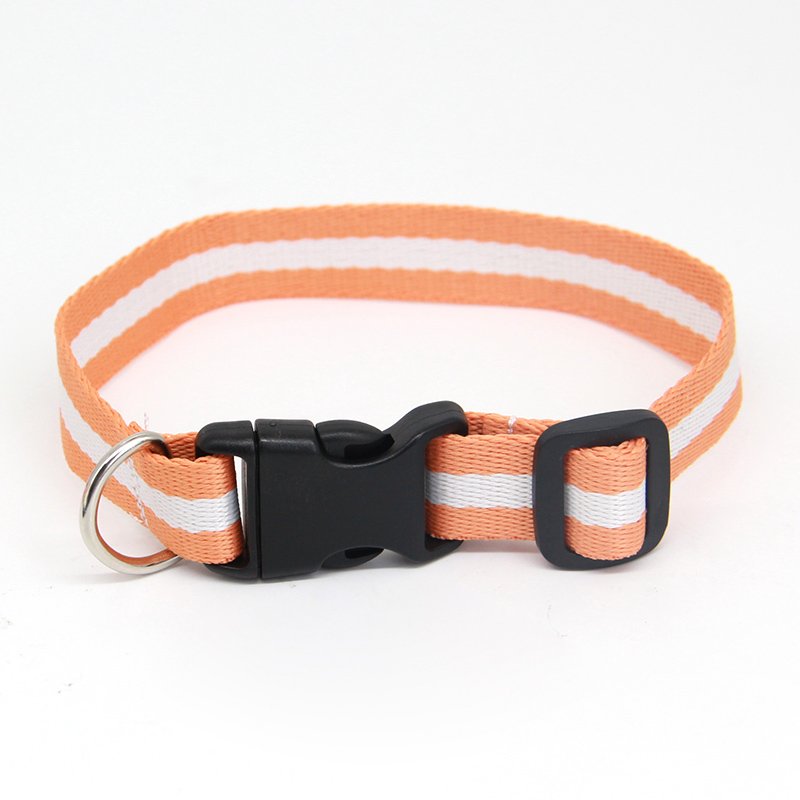 Small Medium Large Dogs Adjustable Dog Collar And Leash Set With Safety Locking Buckle Nylon Customized Pet Collars Webbing