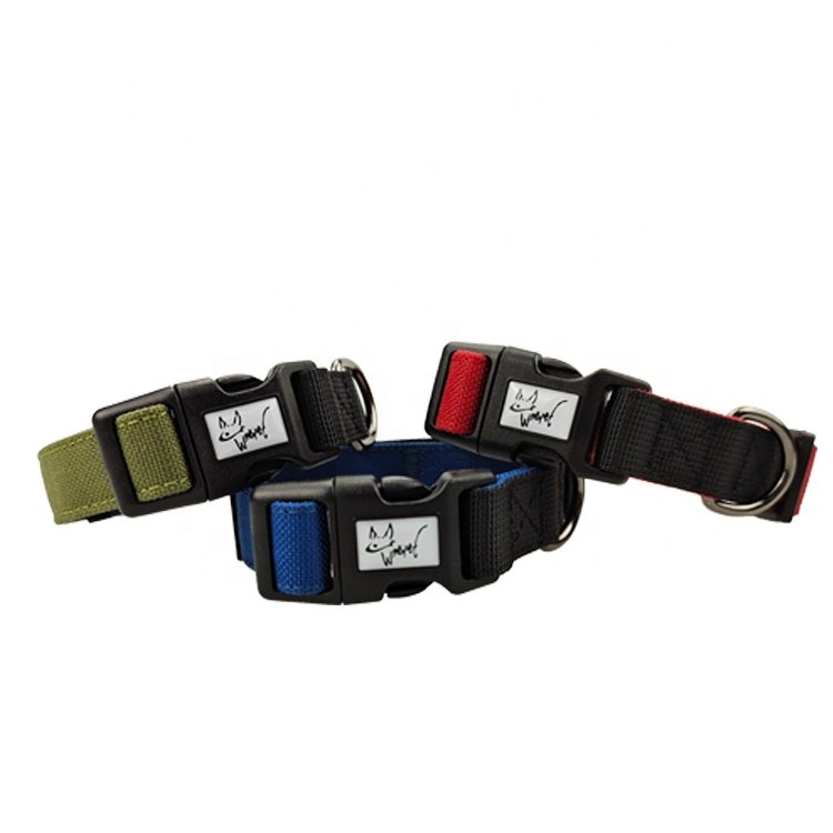 Customized Manufacturer Wholesale Outdoor Oxford Fabric Durable And Comfortable Adjustable Multi Color Dog collar And leash