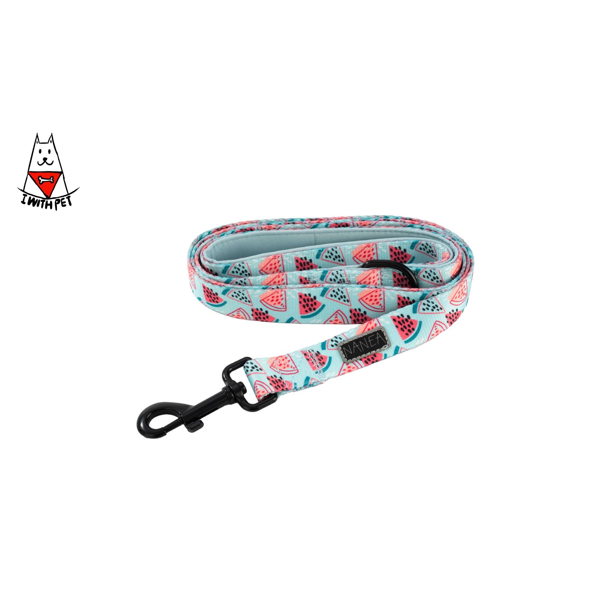 High Quality Pet Harness Set Sublimation Design Dog Leash Collar And Matching Bandana Set