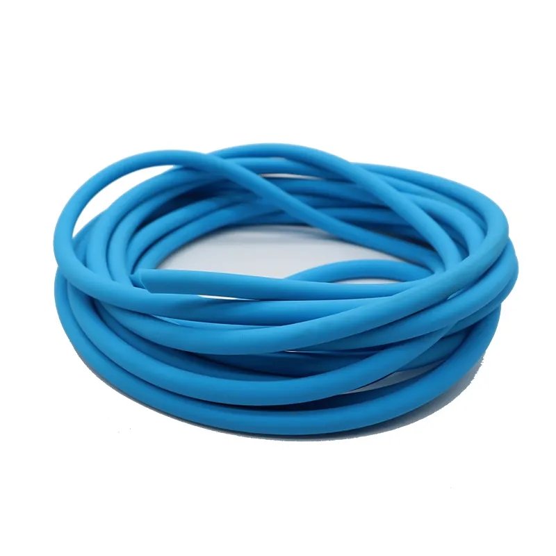 Nibao Wholesale Colorful 6mm 8mm 10mm Soft PVC Round rope waterproof coated webbing for dog collar leash